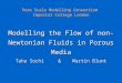 Modelling the Flow of non-Newtonian Fluids in Porous Media Pore Scale Modelling Consortium Imperial College London Taha Sochi & Martin Blunt