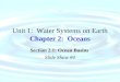 Unit 1: Water Systems on Earth Chapter 2: Oceans Section 2.1: Ocean Basins Slide Show #4