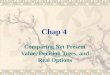 Chap 4 Comparing Net Present Value, Decision Trees, and Real Options