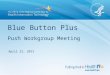 Blue Button Plus Push Workgroup Meeting April 22, 2013