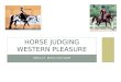 MOLLY MCILQUHAM HORSE JUDGING WESTERN PLEASURE. CORRECT REIN HOLD With split reins hold with index finger on the inside of reins. With Romel reins hold