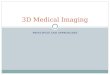PRINCIPLES AND APPROACHES 3D Medical Imaging. Introduction (I) – Purpose and Sources of Medical Imaging Purpose  Given a set of multidimensional images,