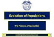 Foothill High School Science Department Evolution of Populations The Process of Speciation