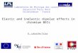 Elastic and inelastic dipolar effects in chromium BECs Laboratoire de Physique des Lasers Université Paris Nord Villetaneuse - France B. Laburthe-Tolra
