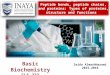 Ch 3: Peptide bonds, peptide chains, and proteins: Types of proteins, structure and functions Saida Almashharawi 2015-2016 Basic Biochemistry CLS 233 1