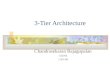 3-Tier Architecture Chandrasekaran Rajagopalan Cs6704 11/01/99