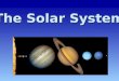 The Solar System Terrestrial Planets Mercury Venus Earth Mars