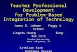 Teacher Professional Development for Problem-Based Integration of Technology James D. Lehman Peggy A. Ertmer Jingshu Huang Sung-Hee Park Purdue University