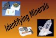 Minerals Mineral- A naturally occurring, inorganic solid that has a definite chemical composition and crystal structure All minerals must: Occur naturally