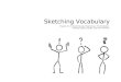 Sketching Vocabulary Chapter 3.4 in Sketching User Experiences: The Workbook Drawing objects, people, and their activities