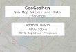 GeoGoshen Web Map Viewer and Data Exchange Andrew Davis GEOG 596-A MGIS Capstone Proposal