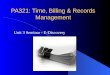 PA321: Time, Billing & Records Management Unit 3 Seminar - E-Discovery