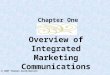 2007 Thomson South-Western Overview of Integrated Marketing Communications Chapter One