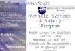 Vehicle Systems & Safety Program Next Steps in Quality Control and Harmonization of Friction Measurements on Highways and Runways