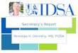 Secretary’s Report Penelope H. Dennehy, MD, FIDSA