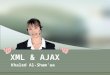 XML & AJAX Khaled Al-Sham’aa. XML The Extensible Markup Language (XML) is a general-purpose specification for creating custom markup languages. It is
