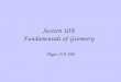 Section 10A Fundamentals of Geometry Pages 578-588