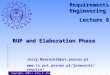 RUP and Elaboration Phase Copyright, 2003 © Jerzy R. Nawrocki Jerzy.Nawrocki@put.poznan.pl  Requirements Engineering
