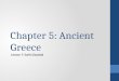 Chapter 5: Ancient Greece Lesson 7: Early Classical