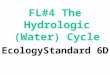 FL#4 The Hydrologic (Water) Cycle EcologyStandard 6D