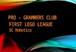 FIRST LEGO LEAGUE SC Robotics PRO - GRAMMERS CLUB