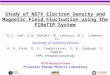Study of NSTX Electron Density and Magnetic Field Fluctuation using the FIReTIP System K.C. Lee, C.W. Domier, M. Johnson, N.C. Luhmann, Jr. University