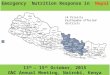 1 Emergency Nutrition Response in Nepal 13 th – 15 th October, 2015 GNC Annual Meeting, Nairobi, Kenya 14 Priority Earthquake affected districts