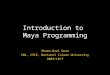 Introduction to Maya Programming Shuen-Huei Guan CML, CSIE, National Taiwan University 2003/10/7