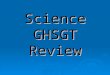 Science GHSGT Review. conduction convection radiation