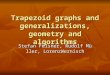 Trapezoid graphs and generalizations, geometry and algorithms Stefan Felsner, Rudolf Müller, LorenzWernisch