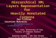 1 Hierarchical XML Layers Representation for Heavily Annotated Corpora Dan Cristea Cristina Butnariu dcristea@infoiasi.ro cris@infoiasi.ro “ Al. I. Cuza