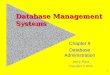 Jerry Post Copyright © 2003 1 Database Management Systems Chapter 9 Database Administration