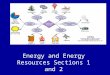 Energy and Energy Resources Sections 1 and 2. What is Energy? The ability to do work Involves motion or position Work occurs when a force causes an object