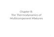 Chapter 8: The Thermodynamics of Multicomponent Mixtures 1