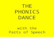 THE PHONICS DANCE with the Parts of Speech. shop fish