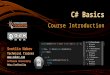 C# Basics Course Introduction Svetlin Nakov Technical Trainer  Software University 