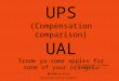 UPS (Compensation comparison) UAL Trade ya some apples for some of your oranges… For those who've asked…. That’s a joke :-) REVISED 09-14-02 Originally