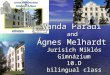 Vanda Parádi and Ágnes Melhardt Jurisich Miklós Gimnázium 10.D bilingual class