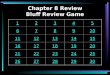 Chapter 8 Review Bluff Review Game 12345 678910 1112131415 1617181920 2122232425 2627282930