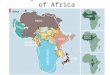 Physical Features of Africa. Sub-Saharan Africa is composed of a huge plateau