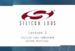 Lecture 2 Silicon Labs C8051F020 System Overview