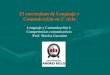 El currículum de Lenguaje y Comunicación en 2º ciclo Lenguaje y Comunicación I: Competencias comunicativas Prof. Marisa Guzmán