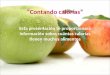 “Contando calorías” Esta presentación te proporcionará información sobre cuántas calorías tienen muchos alimentos