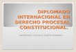 DIPLOMADO INTERNACIONAL EN DERECHO PROCESAL CONSTITUCIONAL. UNIVERSIAD CATOLICA SANTO DOMINGO