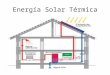 Energía Solar Térmica. La energía solar térmica o energía termosolar consiste en el aprovechamiento de la energía del Sol para producir calor que puede