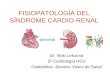 FISIOPATOLOGÍA DEL SÍNDROME CARDIO-RENAL Dr. Iñaki Lekuona Sº Cardiología HGU Osakidetza -Servicio Vasco de Salud