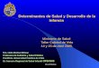 Dra.H Molina Determinantes de Salud y Desarrollo de la Infancia Ministerio de Salud Taller Calidad de Vida 14 y 15 de Abril 2005. Dra. Helia Molina Milman