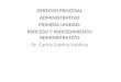 DERECHO PROCESAL ADMINISTRATIVO PRIMERA UNIDAD: PROCESO Y PROCEDIMIENTO ADMINISTRATIVO Dr. Carlos Cotrina Valdivia