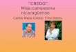 “CREDO” Misa campesina nicaragüense Carlos Mejía Godoy- Elsa Baeza