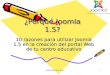 Koldo Parra de la Horra1 ¿Porqué Joomla 1.5? 10 razones para utilizar Joomla 1.5 en la creación del portal Web de tu centro educativo